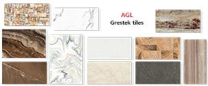 8 Different types of Grestek tile finish at AGL