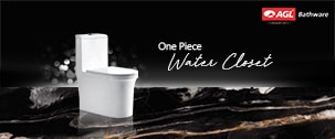 Bathroom Products in India – One Piece Water Closet - AGL Bathware