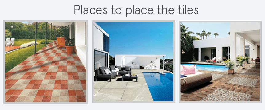 Places to place the tiles