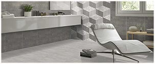 Grey is the new black for tile décor trends